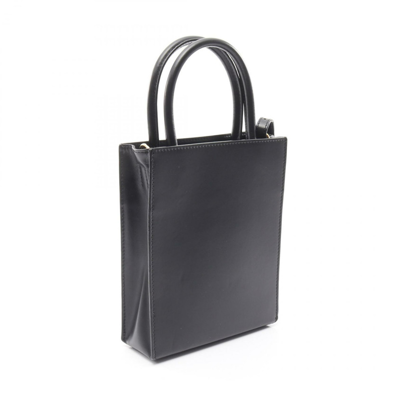 LOEWE 標準款 A5 單肩斜背手提包 A933S30X01 黑色皮革 二手-1