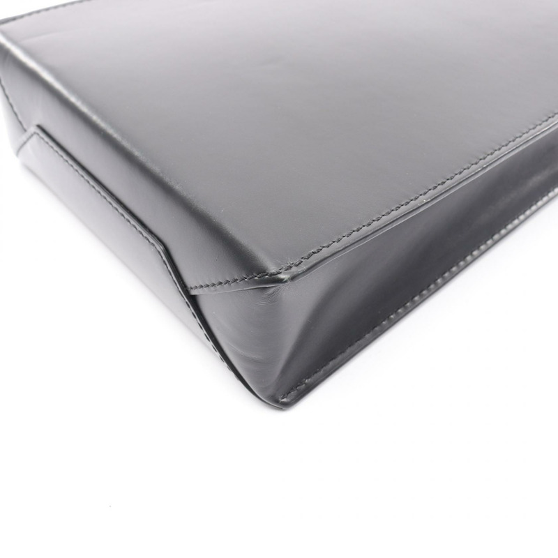 LOEWE 標準款 A5 單肩斜背手提包 A933S30X01 黑色皮革 二手-4