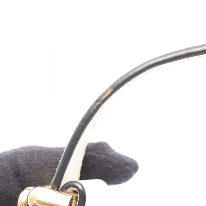 PRADA SOFT CALF ARCE 單肩斜背包 1BC194 白色皮革 二手 女士-4