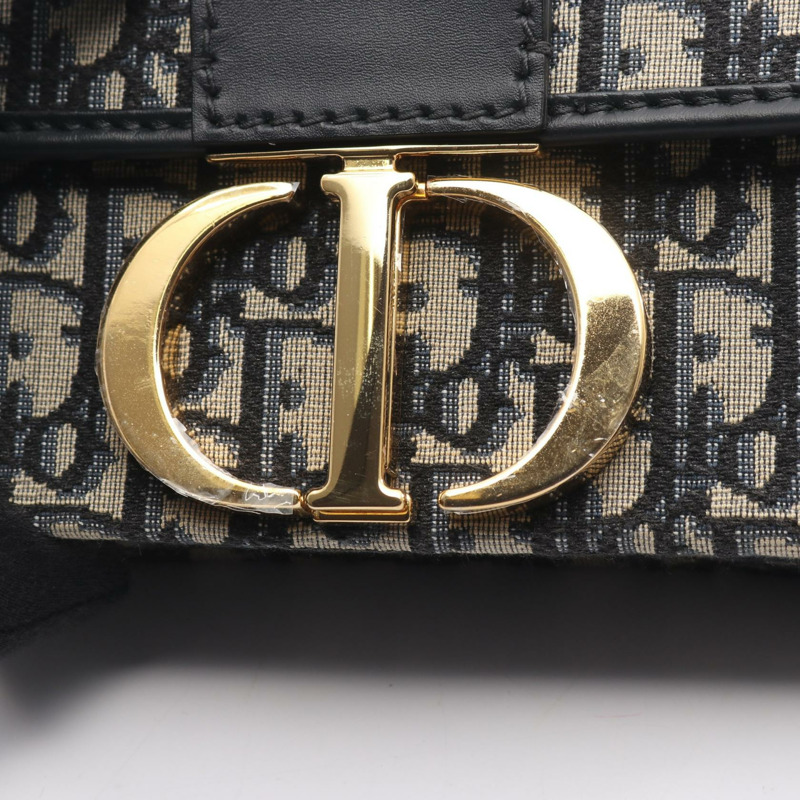 Christian Dior 30 MONTAIGNE Oblique 斜背包，帆布皮革材質，二手-6