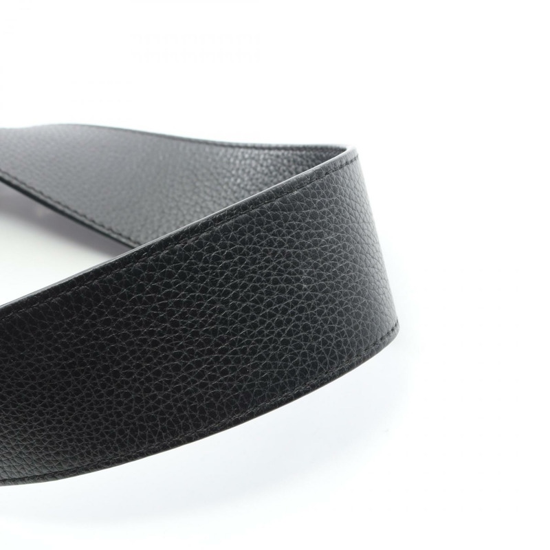 Christian Dior 馬鞍形斜背包 1ADME130YMJ 黑色皮革 二手 男士-7