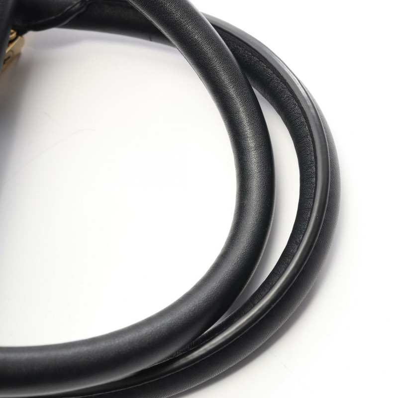 LOEWE Amazona 19 單肩手提包 A039N10X02 帆布皮革 黑色 灰色 二手-6