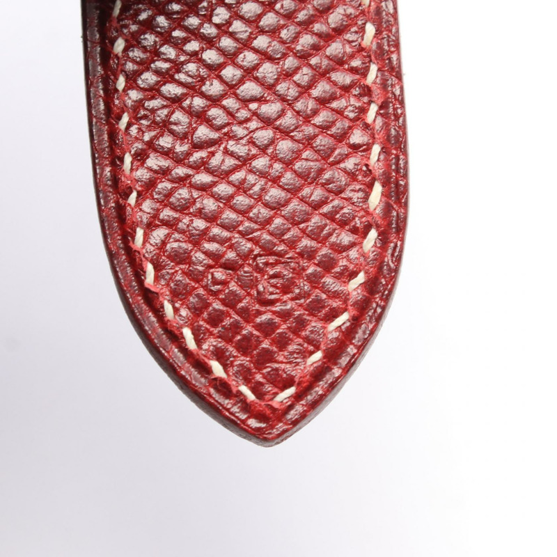 愛馬仕 Trim 31 肩背包 E Courchevel 皮革 紅色 二手 女士 SHW-4