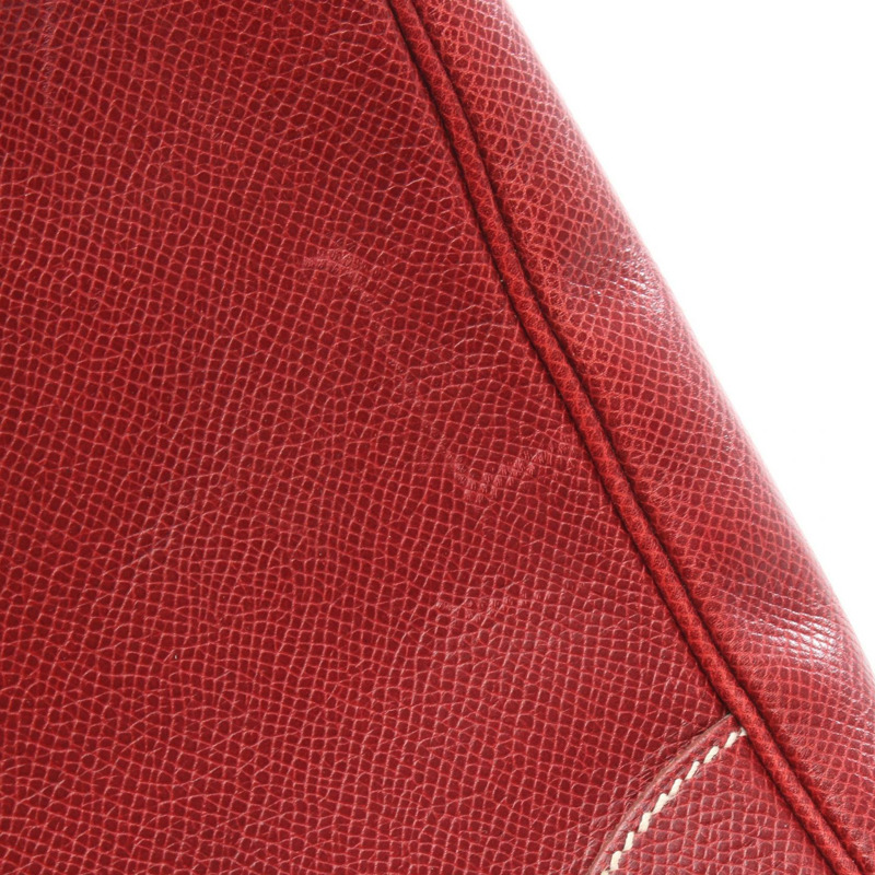 愛馬仕 Trim 31 肩背包 E Courchevel 皮革 紅色 二手 女士 SHW-9