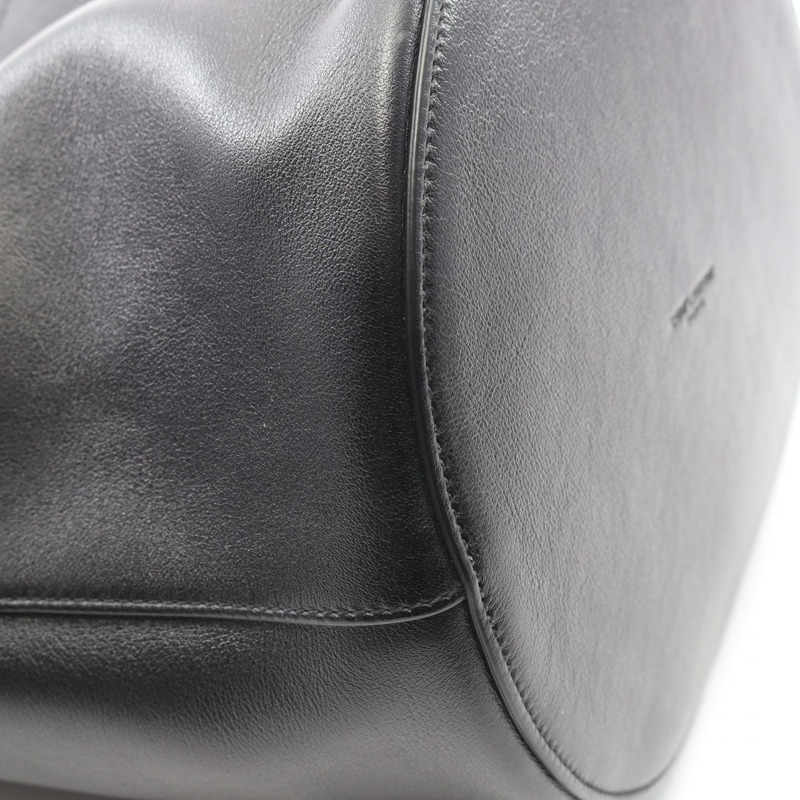 SAINT LAURENT PARIS RIVE GAUCHE 水桶肩背包 683559 皮革 黑色 二手-4