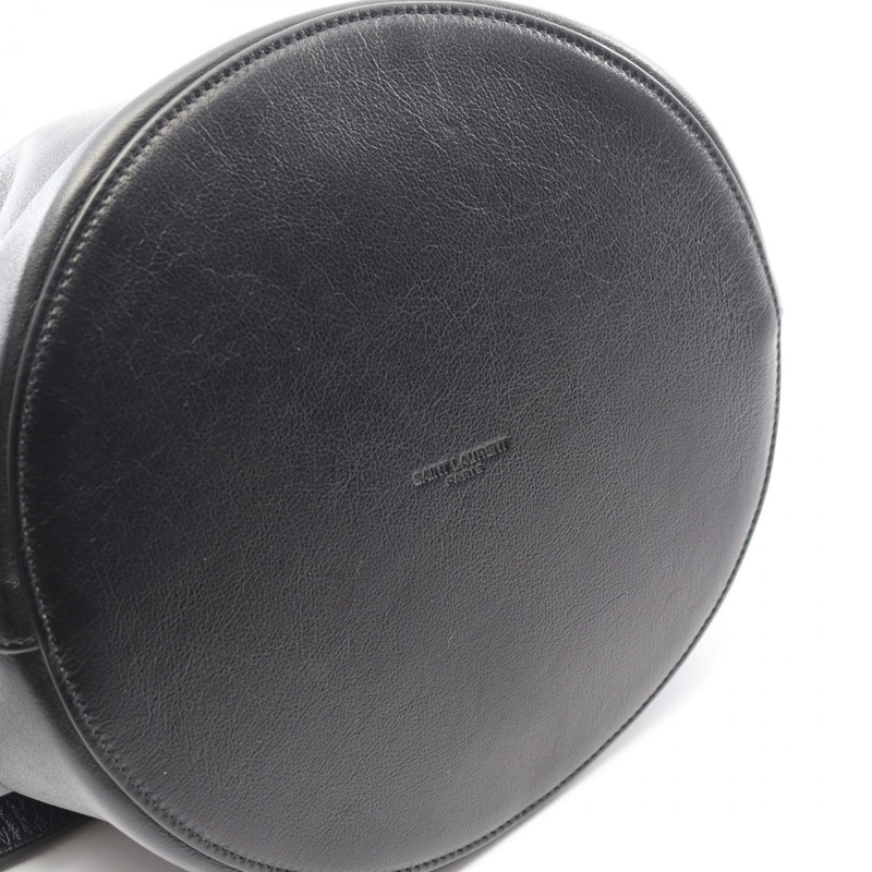 SAINT LAURENT PARIS RIVE GAUCHE 水桶肩背包 683559 皮革 黑色 二手-5