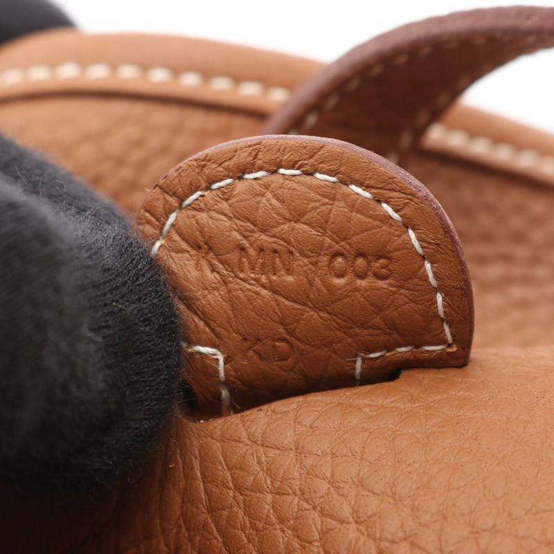 愛馬仕 Evelyne 3 PM 肩挎包 K Taurillon Clemence 黃金二手 SHW-4