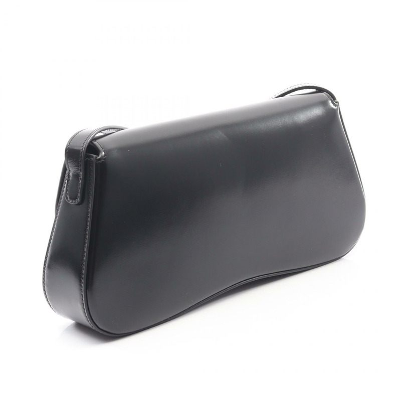 CELINE 中型 Lola Triomphe 單肩包 115533BF4.38SI 黑色皮革二手女款-1