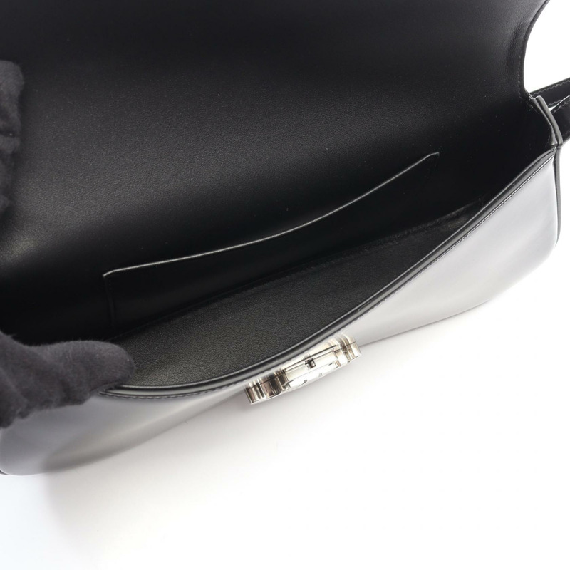 CELINE 中型 Lola Triomphe 單肩包 115533BF4.38SI 黑色皮革二手女款-2