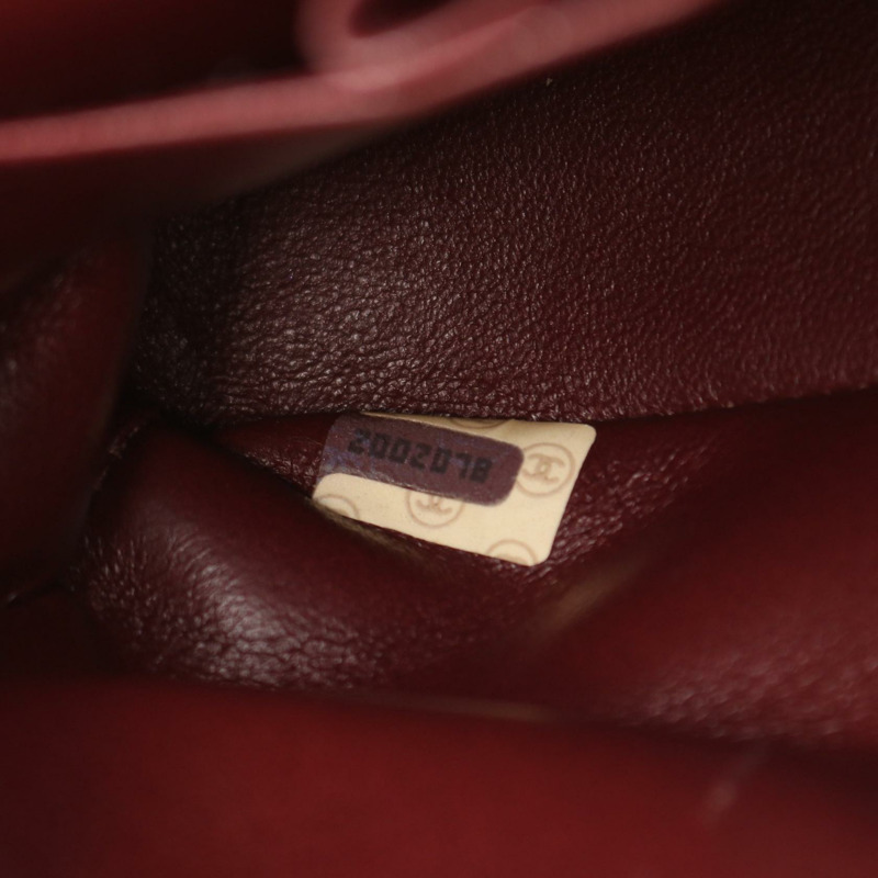 香奈兒 (CHANEL) Matelasse W 翻蓋單肩包，羊皮材質，黑色，二手，女士款，金色五金-4