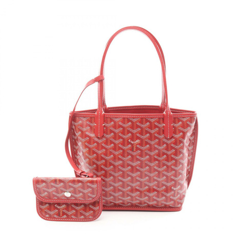 GOYARD ANJOU MINI 手袋 ANJOUSMINCG02TY02P 帆布皮革 紅色 多色 二手