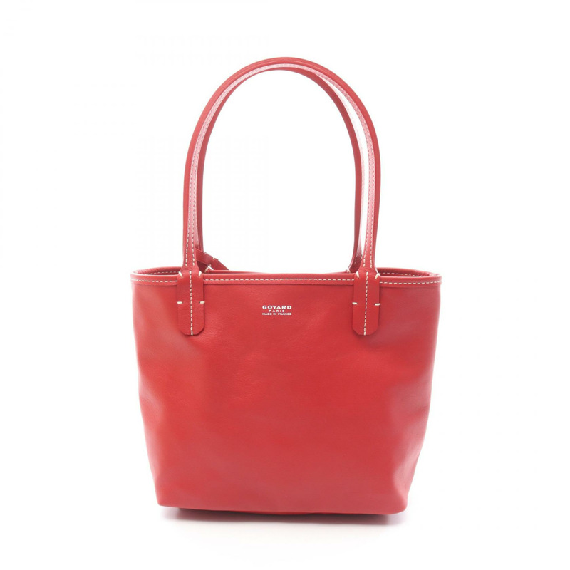 GOYARD ANJOU MINI 手袋 ANJOUSMINCG02TY02P 帆布皮革 紅色 多色 二手-4