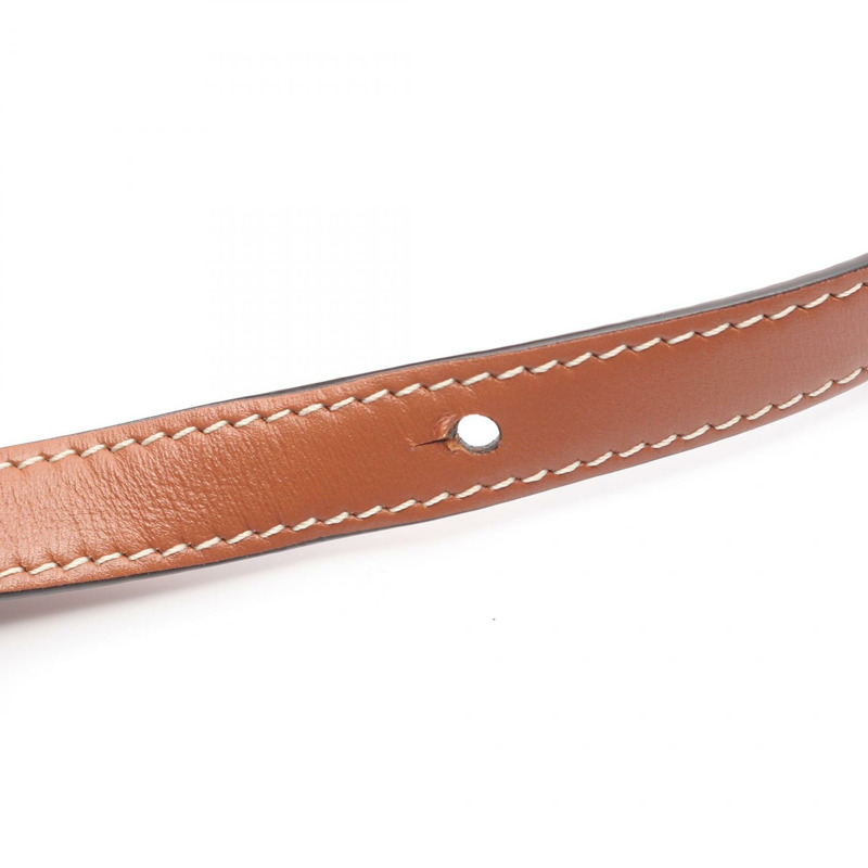 CELINE Teen Cabado France Triomphe 單肩包，帆布皮革，黑色/棕色，二手-7