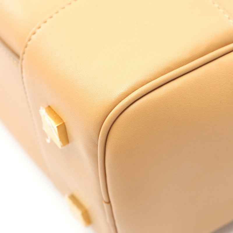 LOEWE Amazona 28 斜背包 A039N08X01 皮革 米色 駝色 二手 女士-5