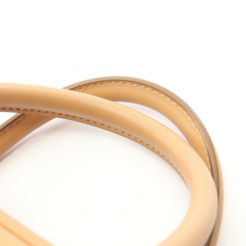 LOEWE Amazona 28 斜背包 A039N08X01 皮革 米色 駝色 二手 女士-6