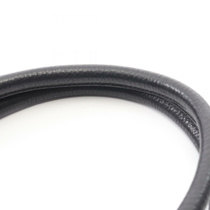 PRADA BR4627 手提包，黑色皮革，三角標誌，二手女款-6