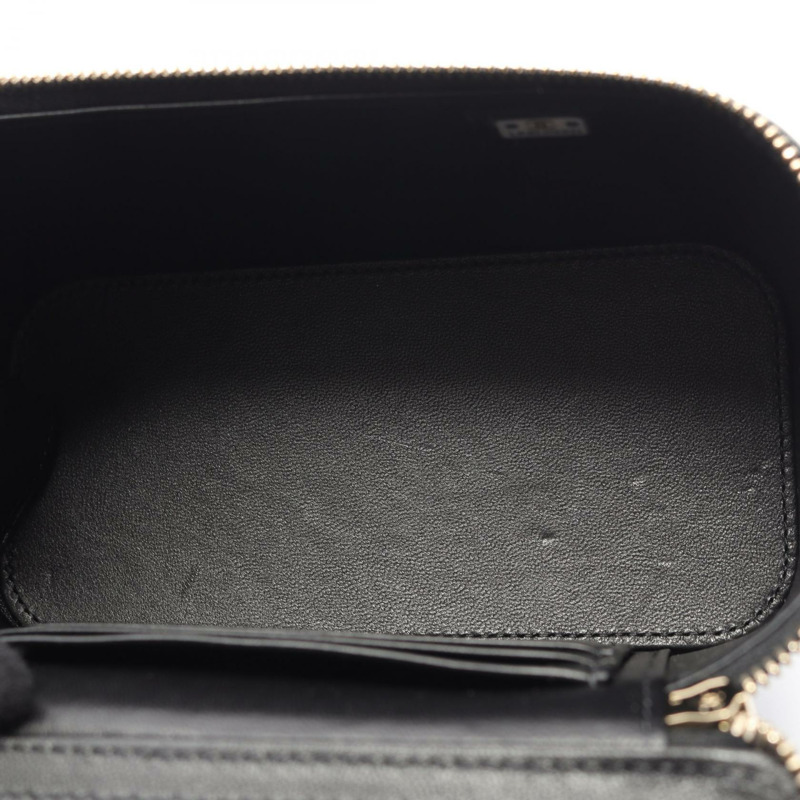 香奈兒 (CHANEL) Matelasse 絎縫鏈條斜挎包，羊皮材質，黑色，二手，金色五金-5