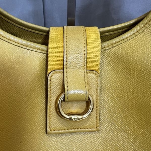 Hermès tsako黃色單肩包-4
