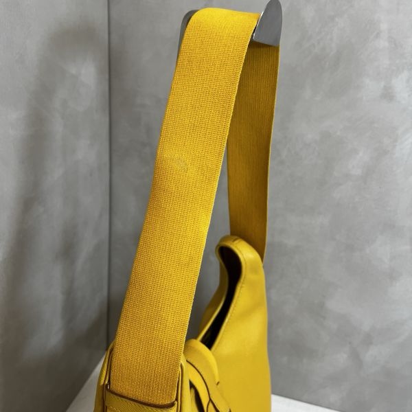 Hermès tsako黃色單肩包-6