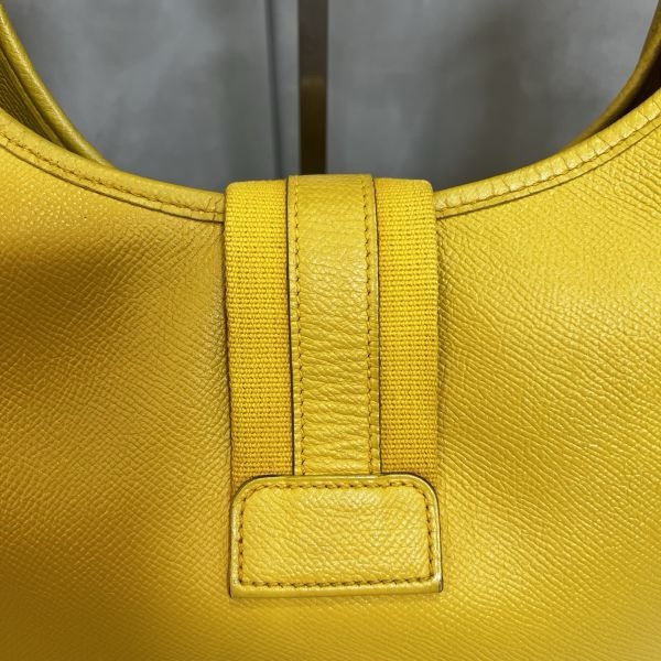 Hermès tsako黃色單肩包-9