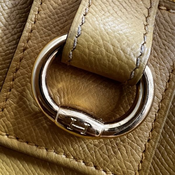 Hermès tsako黃色單肩包-12