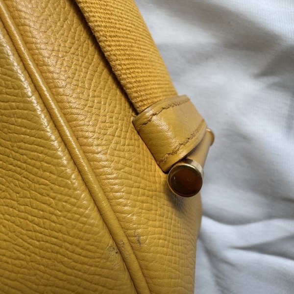 Hermès tsako黃色單肩包-16