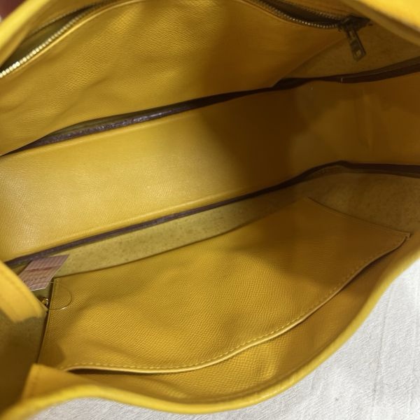 Hermès tsako黃色單肩包-17