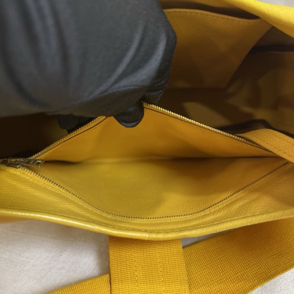 Hermès tsako黃色單肩包-18