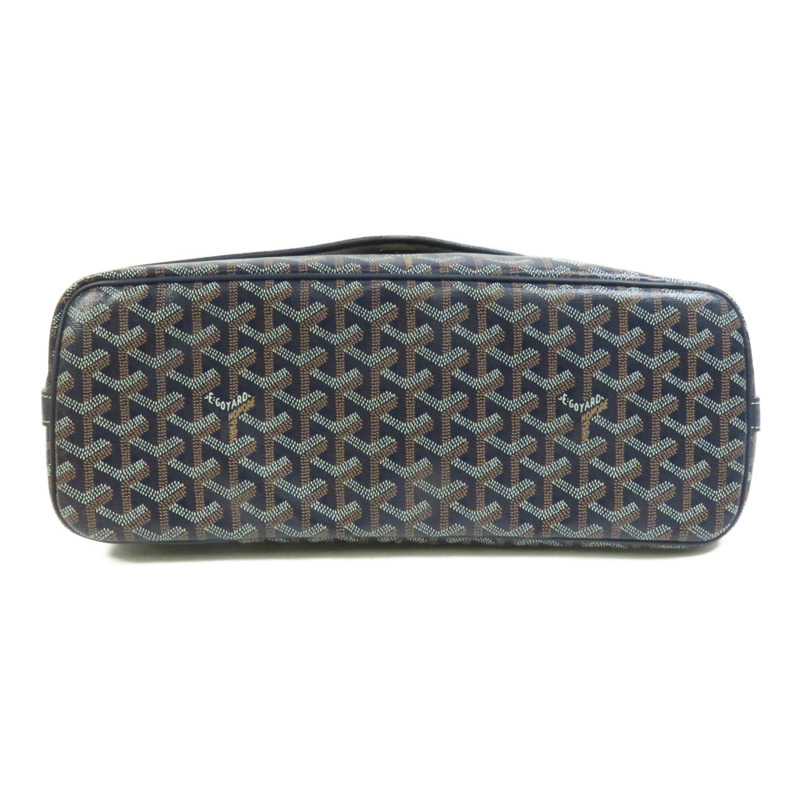 GOYARD 塗層帆布Capetien MM Messenger銀扣肩背袋-3