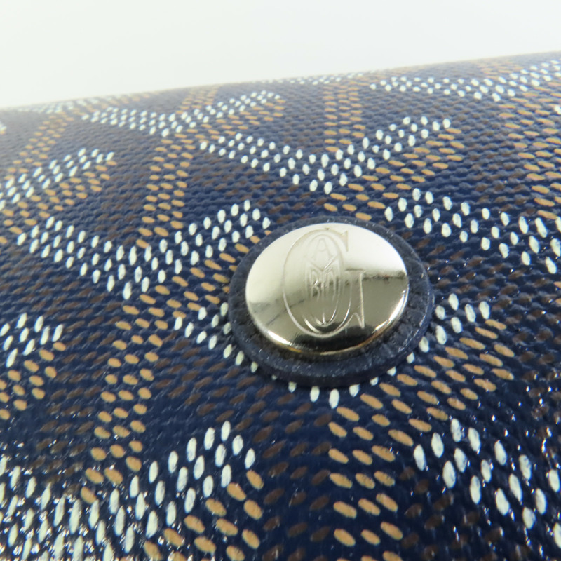 GOYARD 塗層帆布Capetien MM Messenger銀扣肩背袋-6