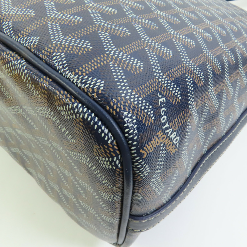 GOYARD 塗層帆布Capetien MM Messenger銀扣肩背袋-13