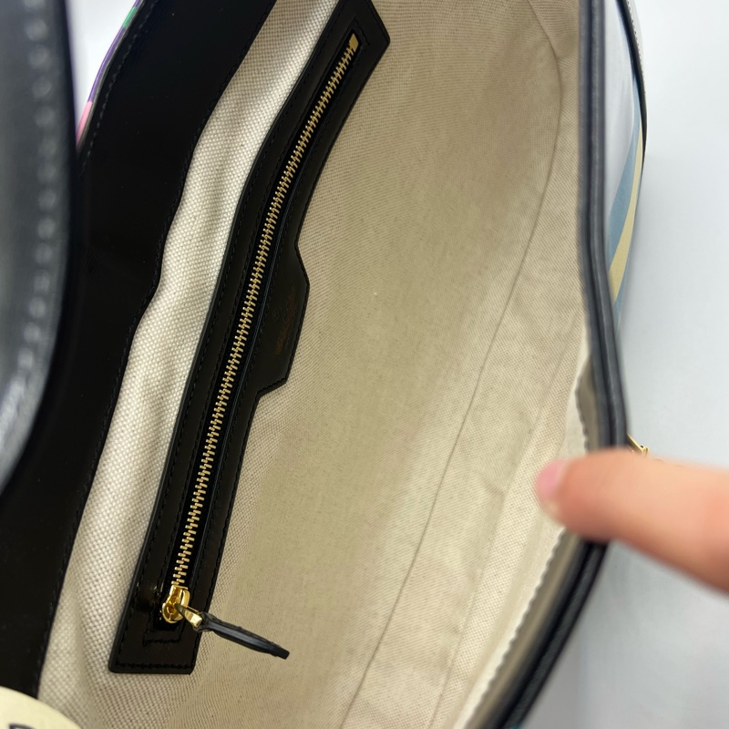 Gucci Jackie1961限定款几何图案老花腋下包 延长肩带 可拎 可腋下 可斜背-8
