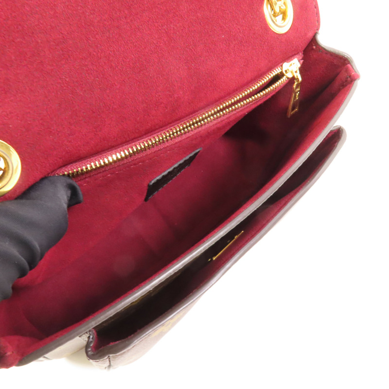 LOUIS VUITTON Monogram Passy金扣肩背袋棕色-6