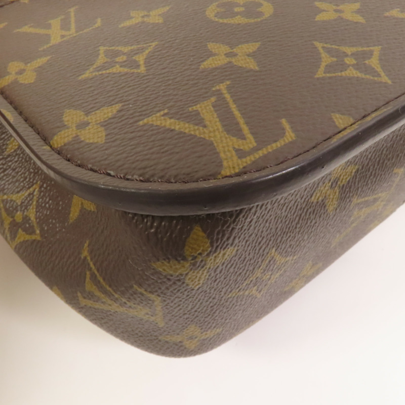 LOUIS VUITTON Monogram Passy金扣肩背袋棕色-11