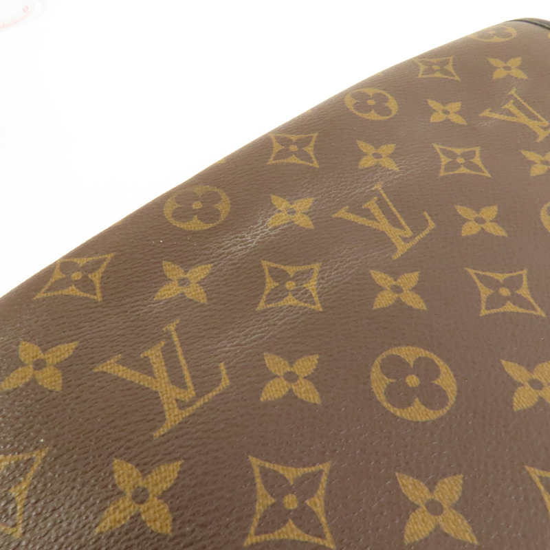 LOUIS VUITTON Monogram Macassar Magnetic Messenger Bag肩背袋棕色-12