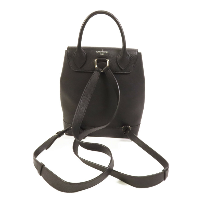 LOUIS VUITTON 牛皮皮革Lock Me Backpack銀扣背包-1