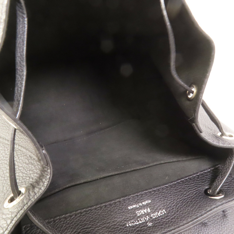 LOUIS VUITTON 牛皮皮革Lock Me Backpack銀扣背包-5