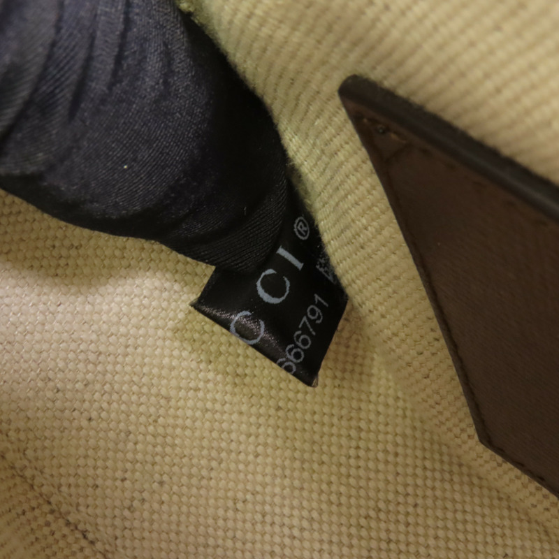 GUCCI 塗層帆布Horsebit 1955 Mini金扣肩背袋-11