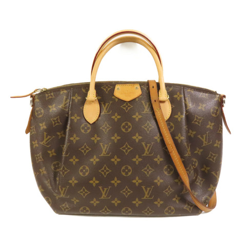 LOUIS VUITTON Monogram Totally PM金扣肩背袋/手挽袋棕色