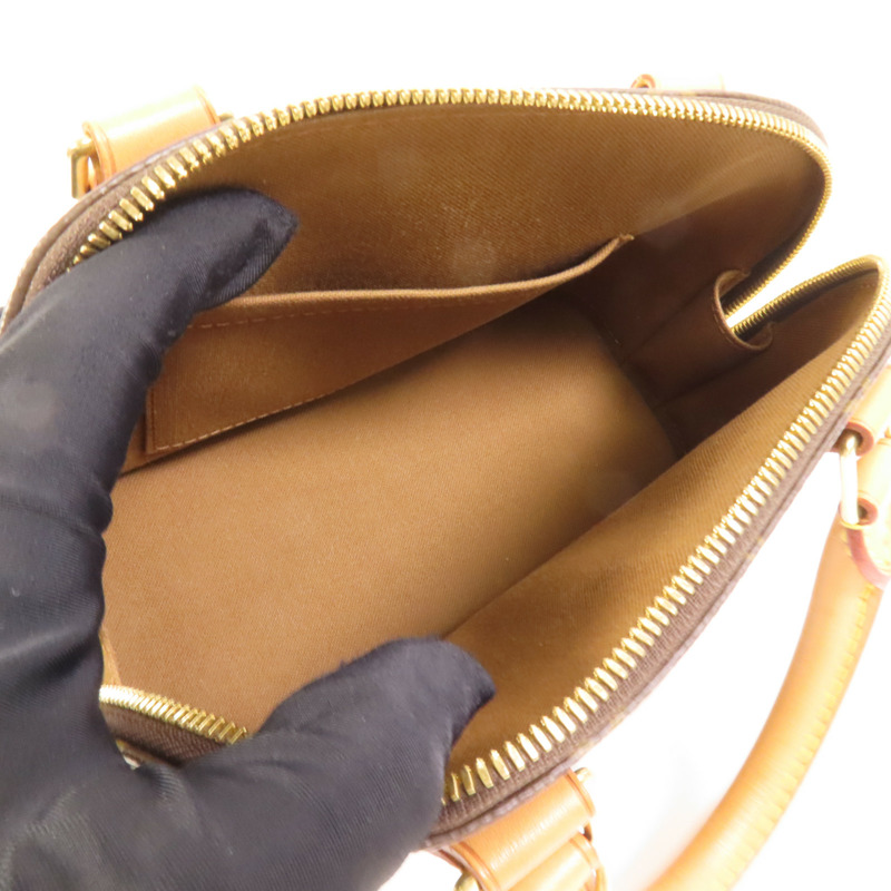 LOUIS VUITTON Monogram Alma BB金扣手挽肩背兩用袋-4