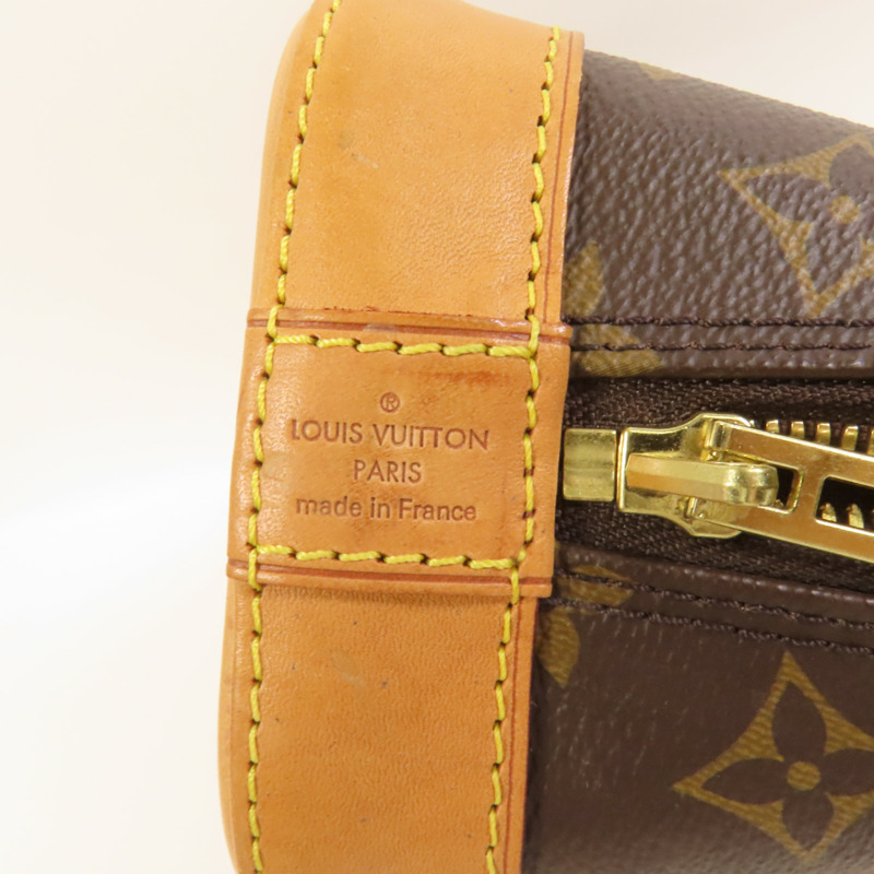 LOUIS VUITTON Monogram Alma BB金扣手挽肩背兩用袋-9