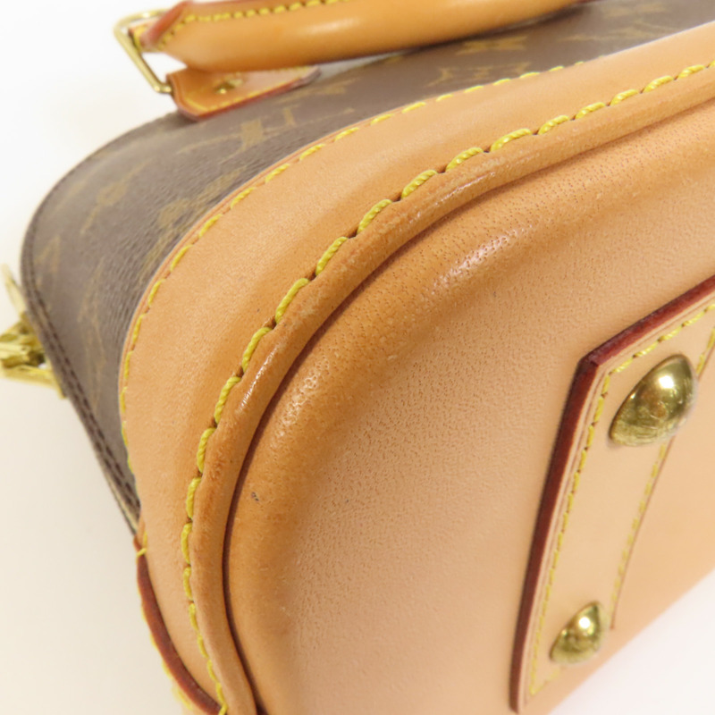 LOUIS VUITTON Monogram Alma BB金扣手挽肩背兩用袋-12