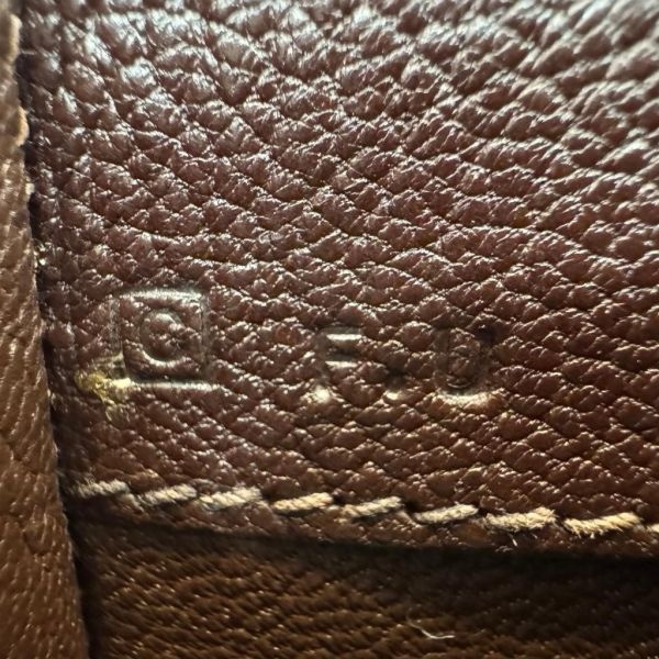 Hermès 中古深咖銀扣手提包-7