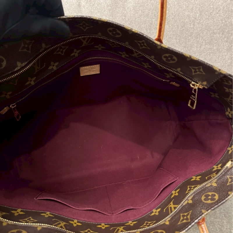 LV老花拉鍊手提包MM-7