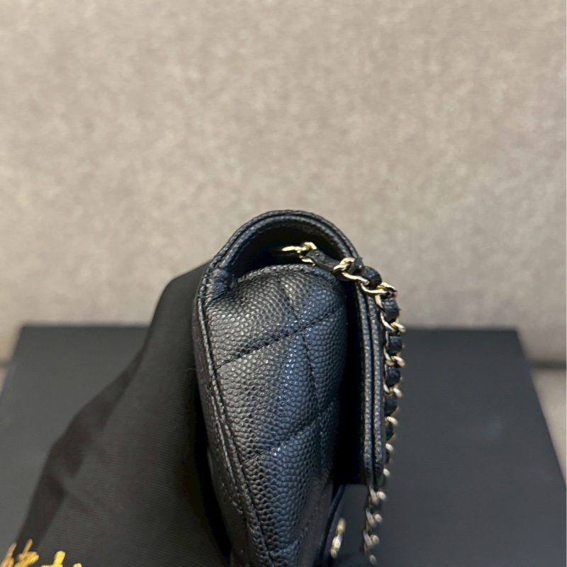 香奈兒黑色荔枝小包-2