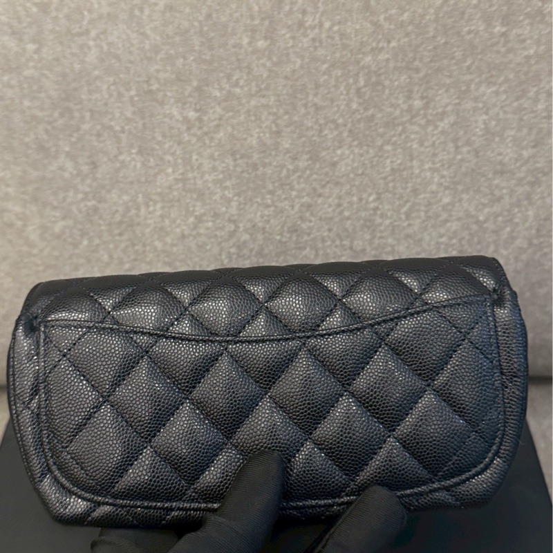 香奈兒黑色荔枝小包-4