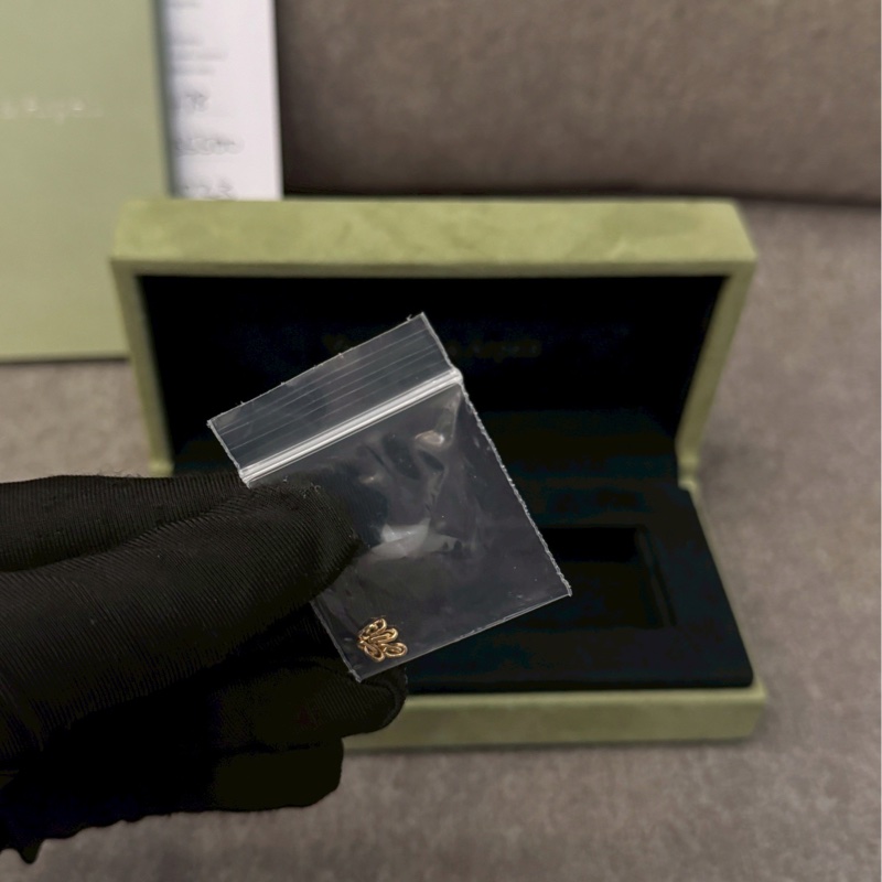 VCA紅色五花手鍊-3