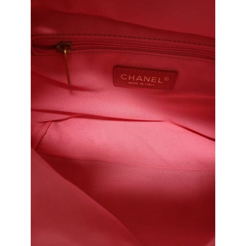 【包稅】CHANEL 粉紅保齡球小牛皮迷你斜背包-4