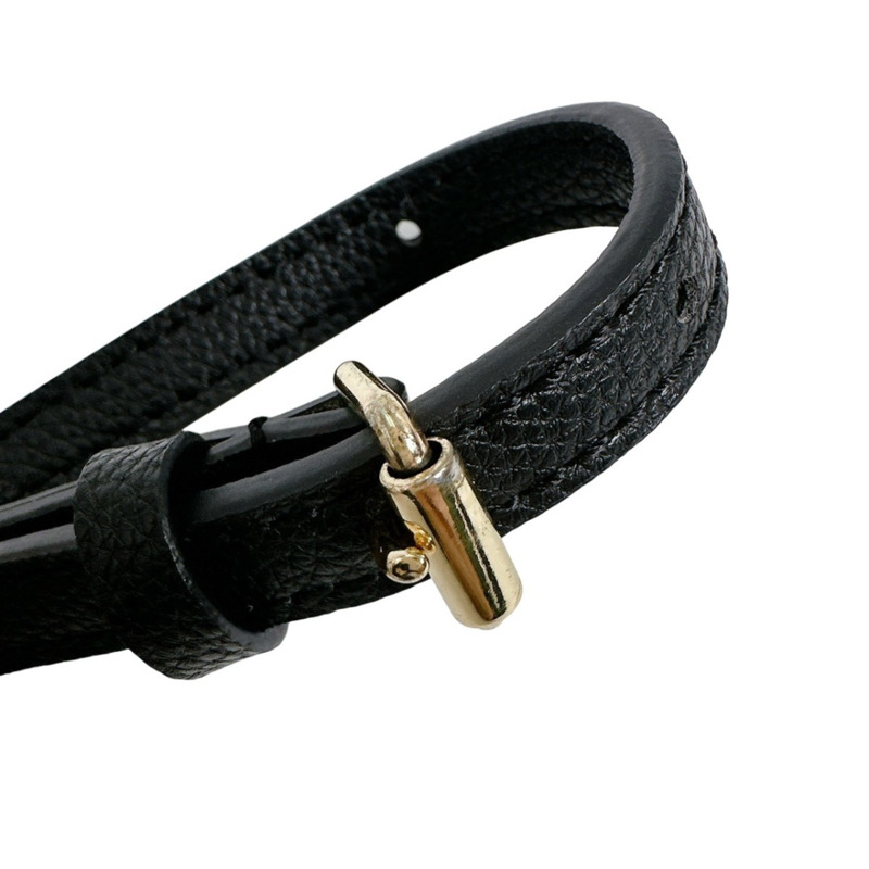 路易威登 Monogram Petite Sac Plat 單肩包，Empreinte，M81417，黑色-13