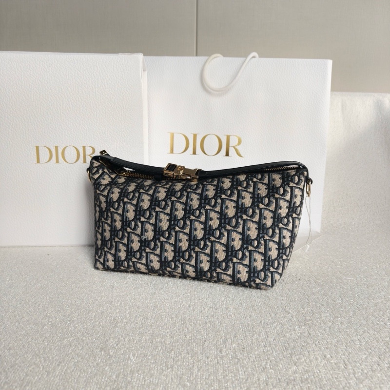 Dior 老花刺繡Travel Nomad飯盒包21*13*9 98新配件盒子塵袋-4